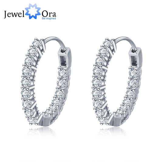 Sterling Silver Hoop Earrings
