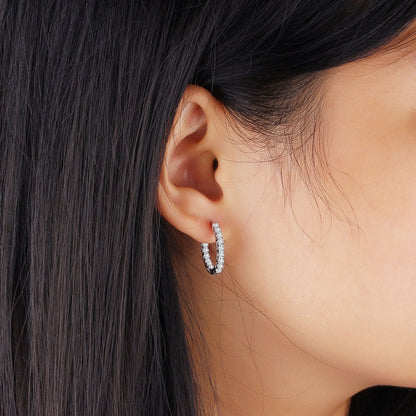 Sterling Silver Hoop Earrings