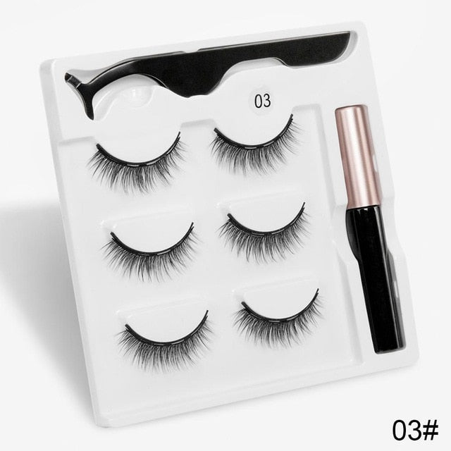 Magnetic Eyelashes 3D Mink