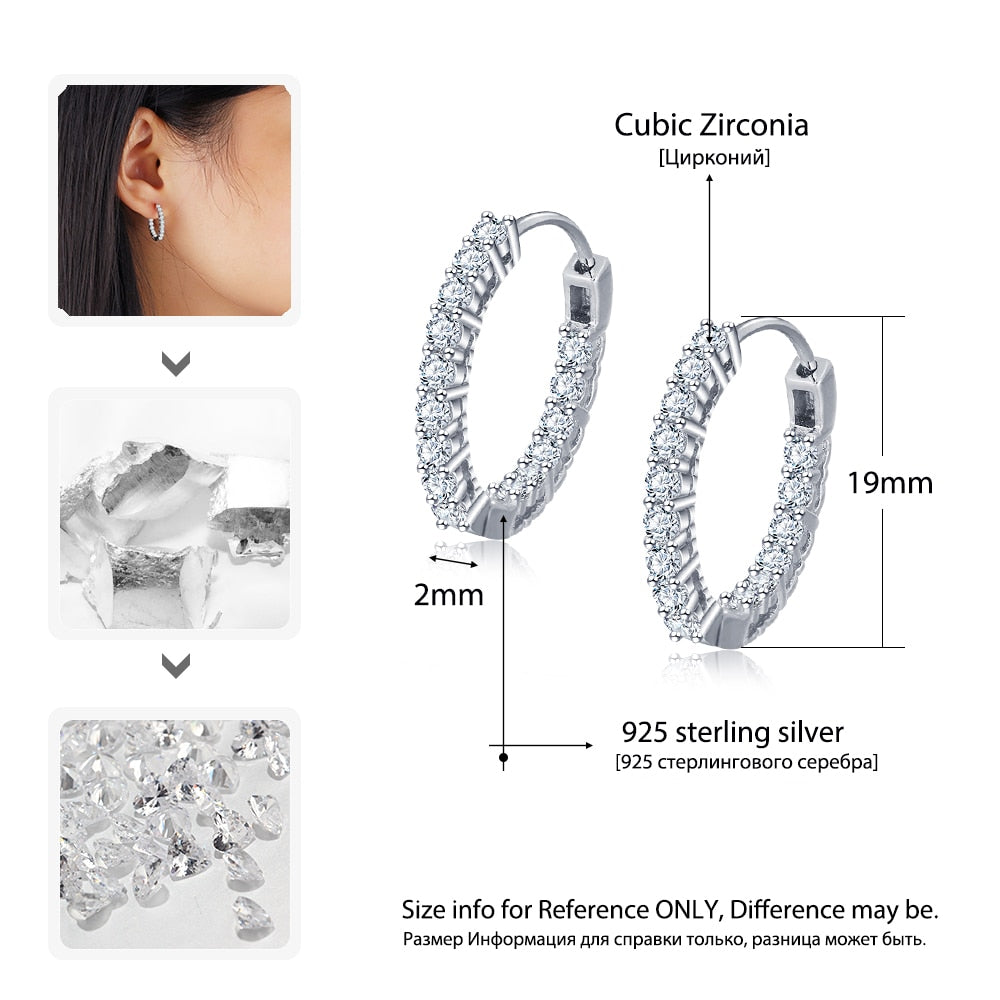 Sterling Silver Hoop Earrings