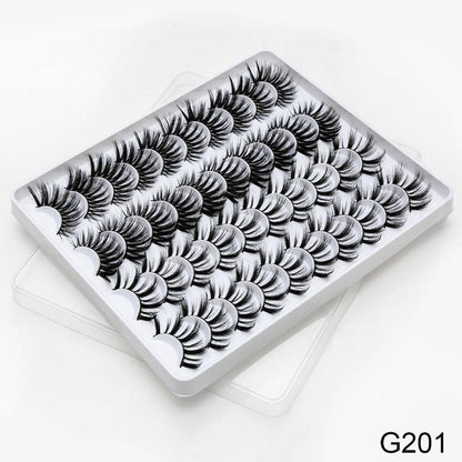 12/20 Pairs 3D Mink Hair False Eyelashes