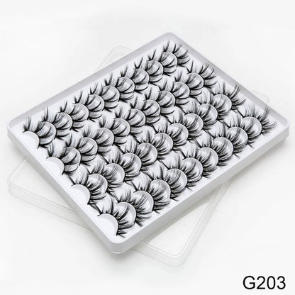 12/20 Pairs 3D Mink Hair False Eyelashes