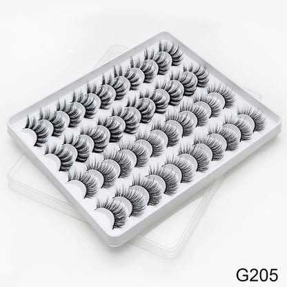 12/20 Pairs 3D Mink Hair False Eyelashes