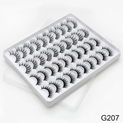 12/20 Pairs 3D Mink Hair False Eyelashes