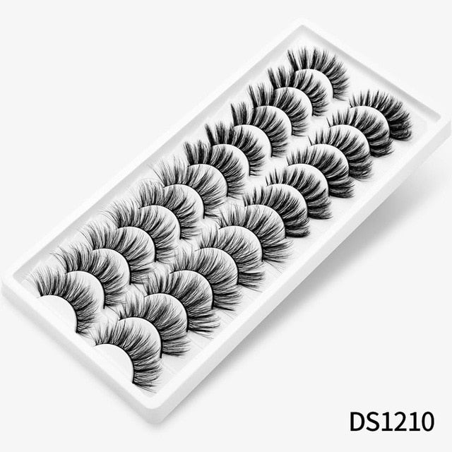 12/20 Pairs 3D Mink Hair False Eyelashes