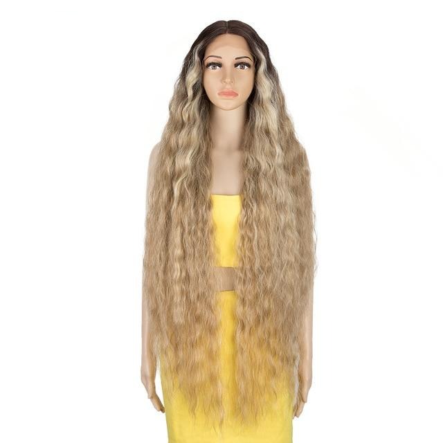 Long Curly Hair Synthetic Lace Wigs