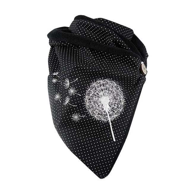 Floral Print Ethnic Scarf Women