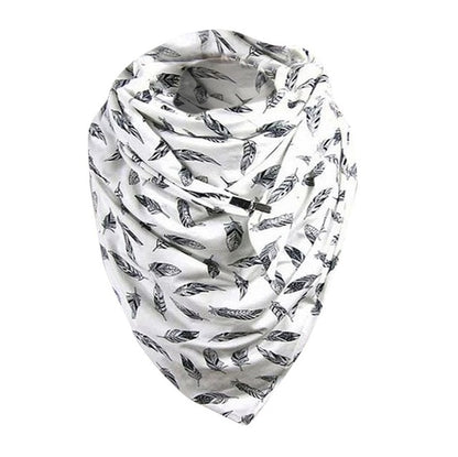 Floral Print Ethnic Scarf Women