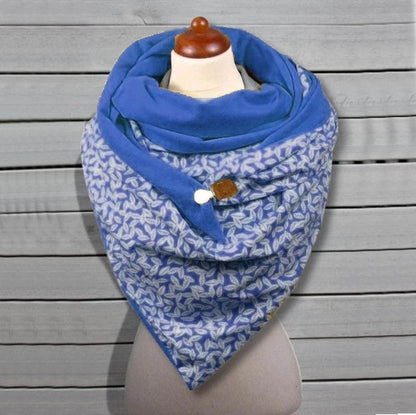 Floral Print Ethnic Scarf Women