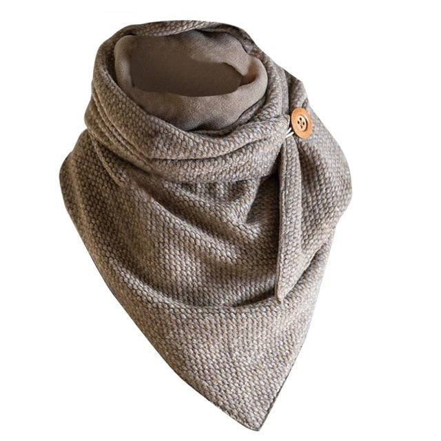 Floral Print Ethnic Scarf Women