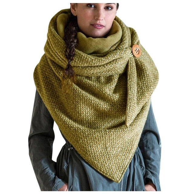 Floral Print Ethnic Scarf Women