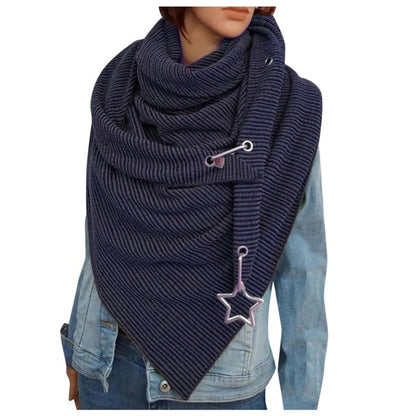 Floral Print Ethnic Scarf Women