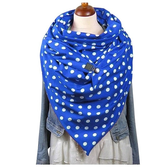 Floral Print Ethnic Scarf Women