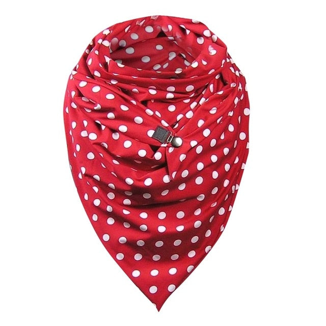 Floral Print Ethnic Scarf Women