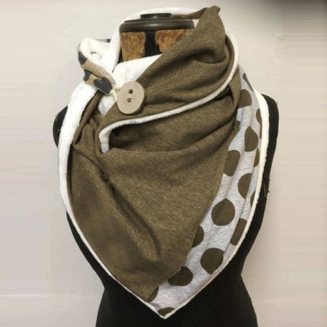 Floral Print Ethnic Scarf Women