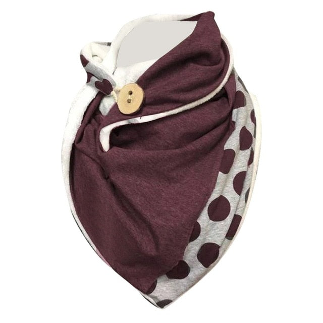 Floral Print Ethnic Scarf Women
