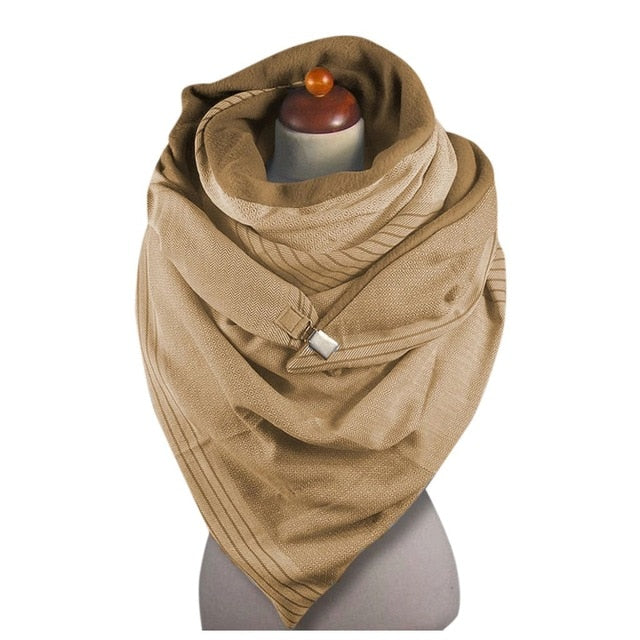 Floral Print Ethnic Scarf Women