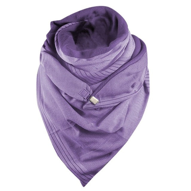 Floral Print Ethnic Scarf Women