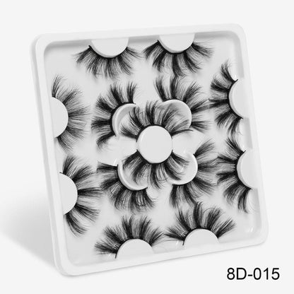 7 Pairs 3D Mink lashes 25mm False