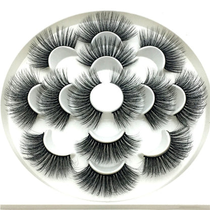 7 Pairs 3D Mink lashes 25mm False