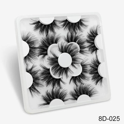 7 Pairs 3D Mink lashes 25mm False