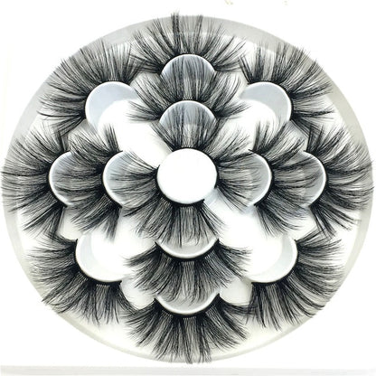 7 Pairs 3D Mink lashes 25mm False