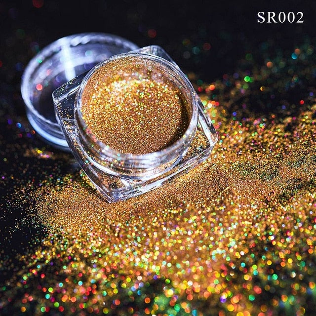 Aluminum Flakes Sequins Nail Glitter Powder
