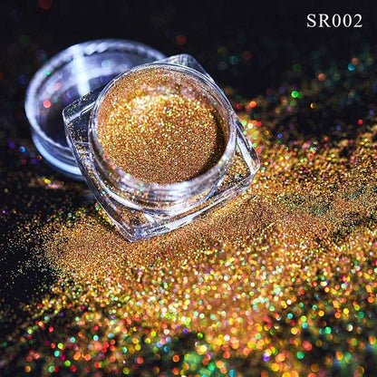 Aluminum Flakes Sequins Nail Glitter Powder