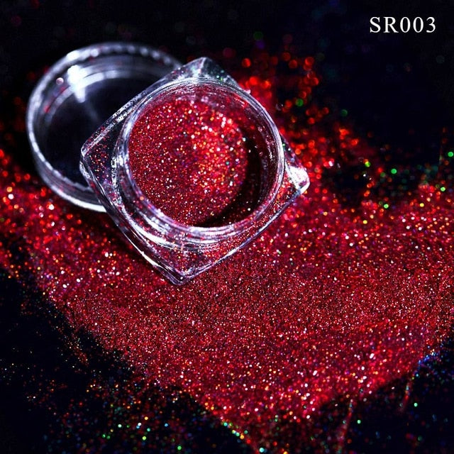 Aluminum Flakes Sequins Nail Glitter Powder