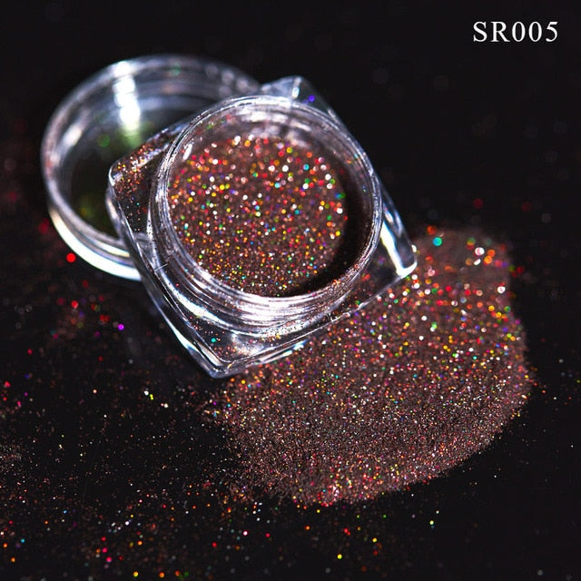 Aluminum Flakes Sequins Nail Glitter Powder