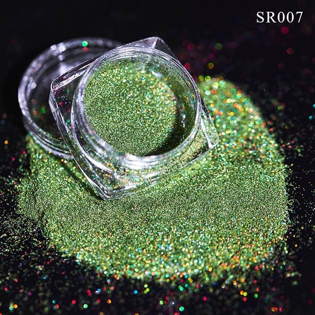 Aluminum Flakes Sequins Nail Glitter Powder