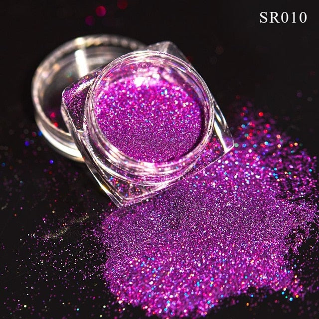 Aluminum Flakes Sequins Nail Glitter Powder