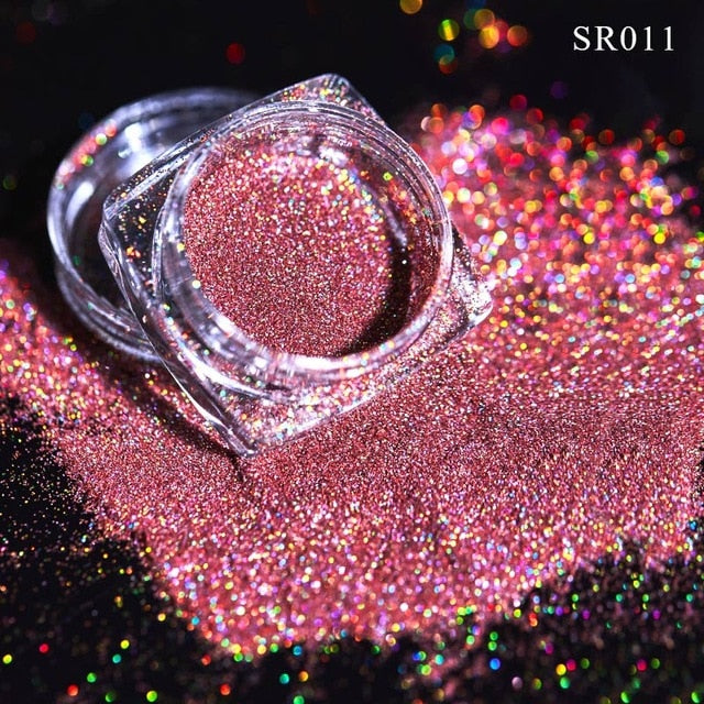 Aluminum Flakes Sequins Nail Glitter Powder