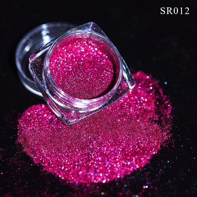 Aluminum Flakes Sequins Nail Glitter Powder