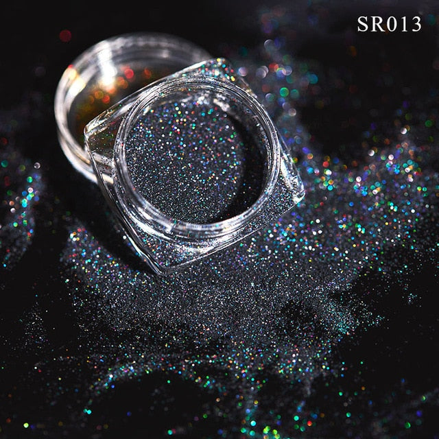 Aluminum Flakes Sequins Nail Glitter Powder