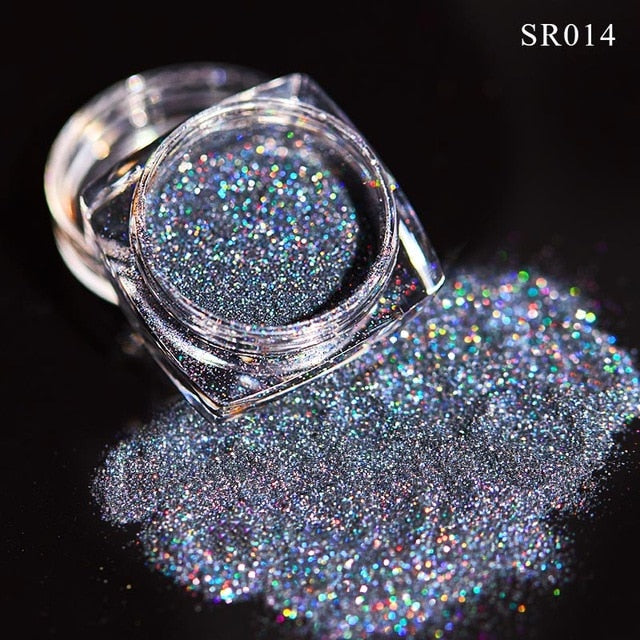 Aluminum Flakes Sequins Nail Glitter Powder
