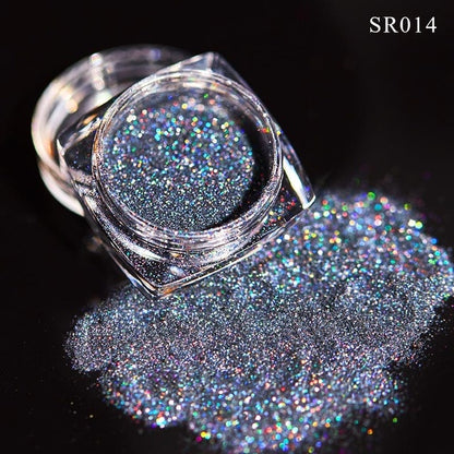 Aluminum Flakes Sequins Nail Glitter Powder