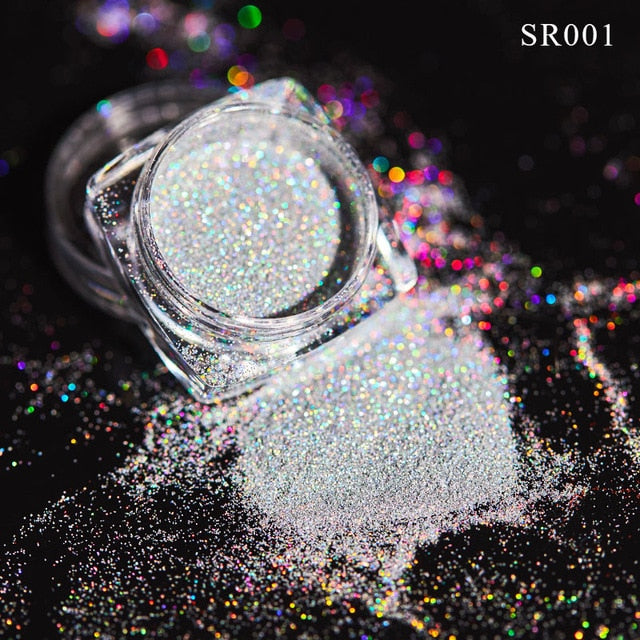 Aluminum Flakes Sequins Nail Glitter Powder