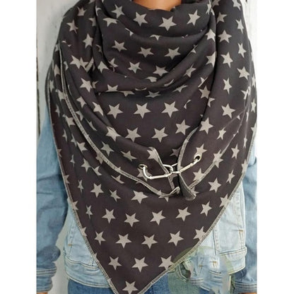Floral Print Ethnic Scarf Women