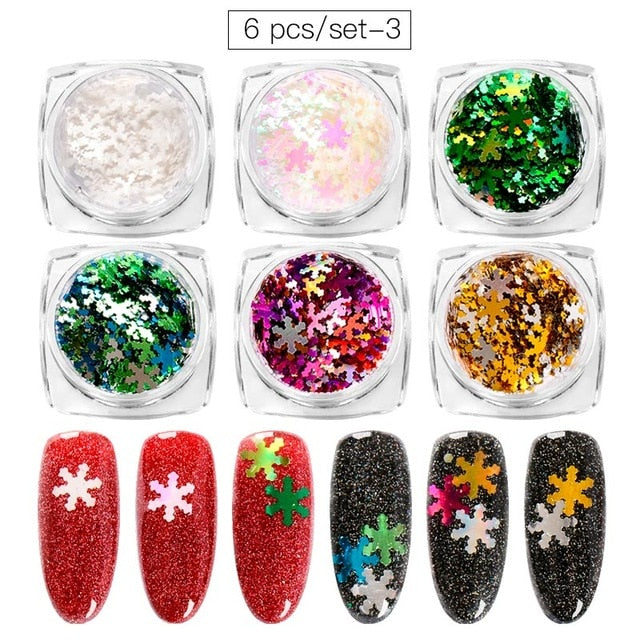 Aluminum Flakes Sequins Nail Glitter Powder