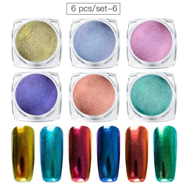 Aluminum Flakes Sequins Nail Glitter Powder