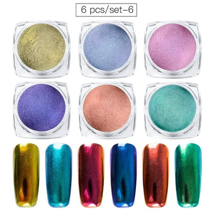 Aluminum Flakes Sequins Nail Glitter Powder
